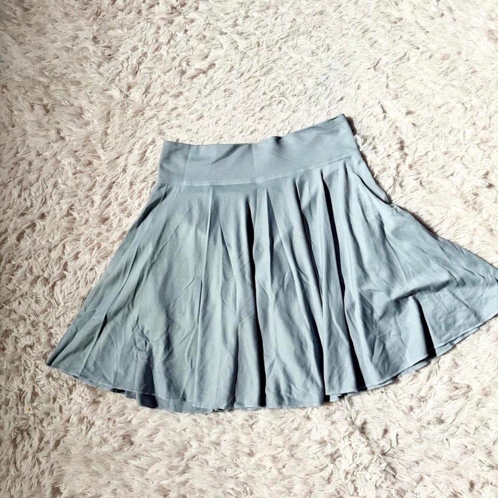 Muted Pastel Coquette Twee School Girl Fairy Soft Casual Skort Womens L Skater